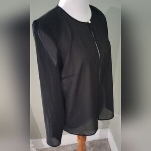 Formal Sheer Sparkle Jacket Cover Up S Small